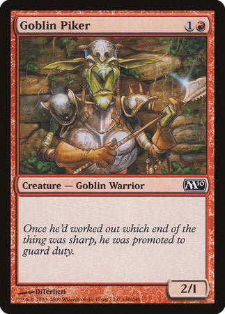 Goblin Piker [Magic 2010] | Tabernacle Games