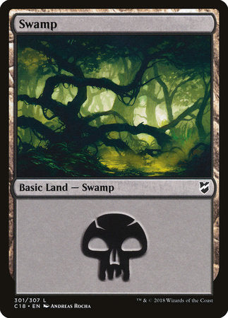 Swamp (301) [Commander 2018] | Tabernacle Games