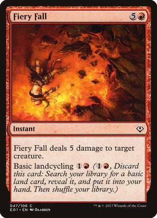 Fiery Fall [Archenemy: Nicol Bolas] | Tabernacle Games