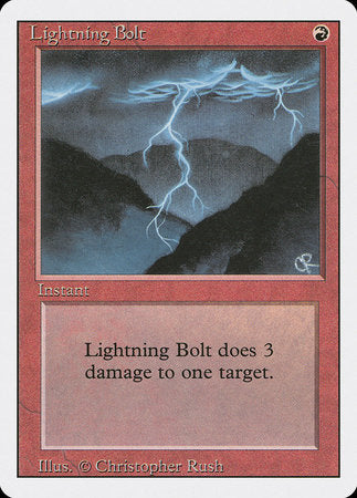 Lightning Bolt [Revised Edition] | Tabernacle Games