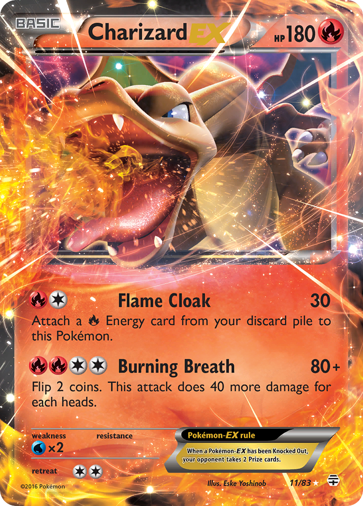 Charizard EX (11/83) [XY: Generations] | Tabernacle Games