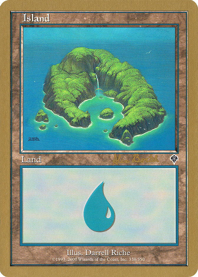 Island (ab338) (Alex Borteh) [World Championship Decks 2001] | Tabernacle Games