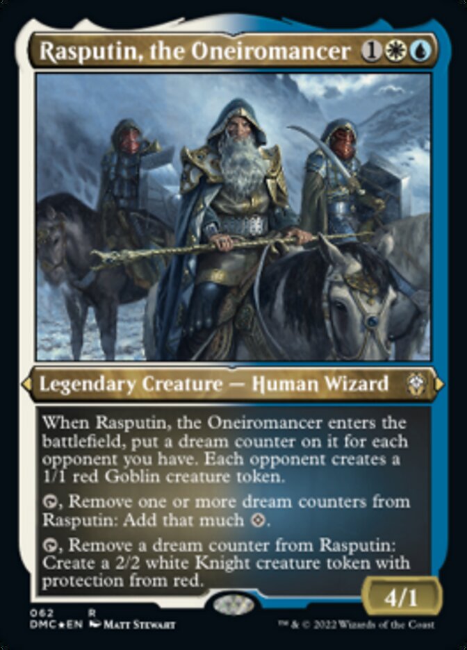 Rasputin, the Oneiromancer (Foil Etched) [Dominaria United Commander] | Tabernacle Games