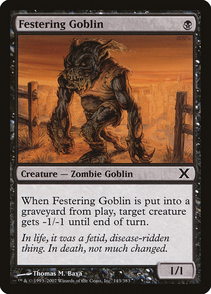 Festering Goblin [Tenth Edition] | Tabernacle Games