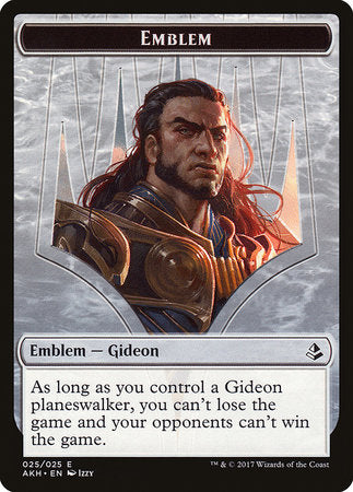 Emblem - Gideon of the Trials [Amonkhet Tokens] | Tabernacle Games