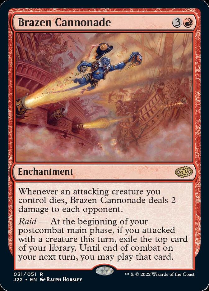 Brazen Cannonade [Jumpstart 2022] | Tabernacle Games