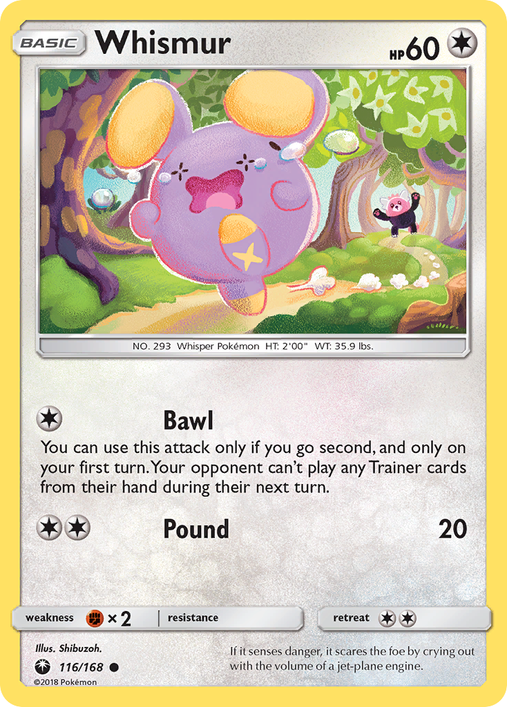 Whismur (116/168) [Sun & Moon: Celestial Storm] | Tabernacle Games