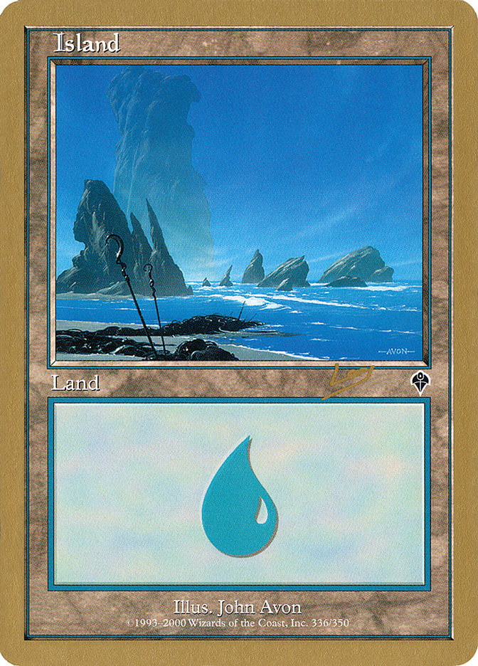 Island (rl336) (Raphael Levy) [World Championship Decks 2002] | Tabernacle Games