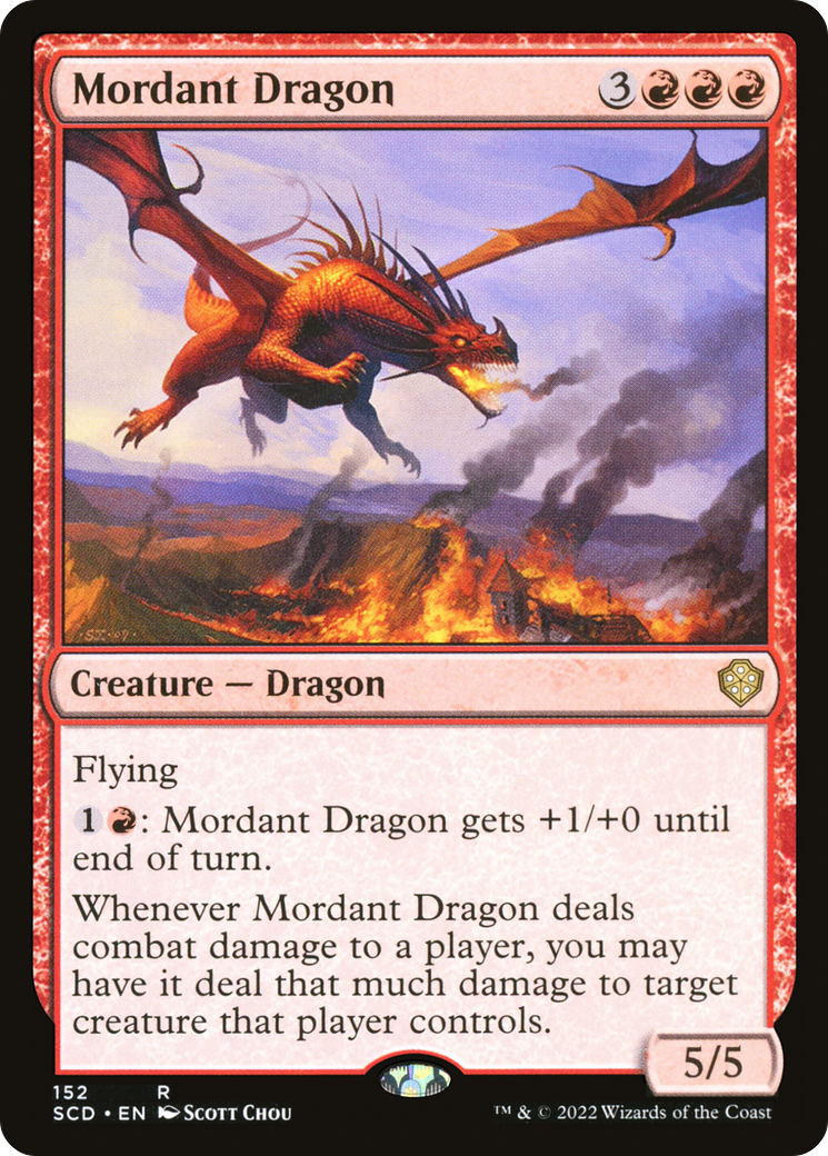 Mordant Dragon [Starter Commander Decks] | Tabernacle Games