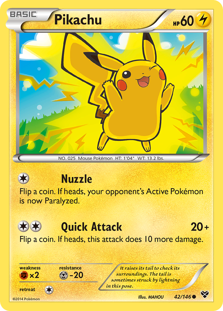 Pikachu (42/146) [XY: Base Set] | Tabernacle Games