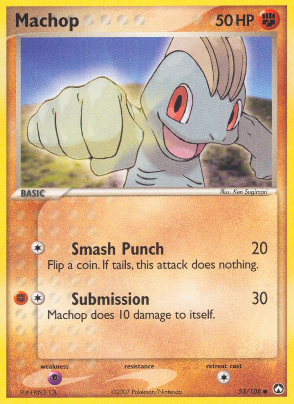 Machop (53/108) [EX: Power Keepers] | Tabernacle Games