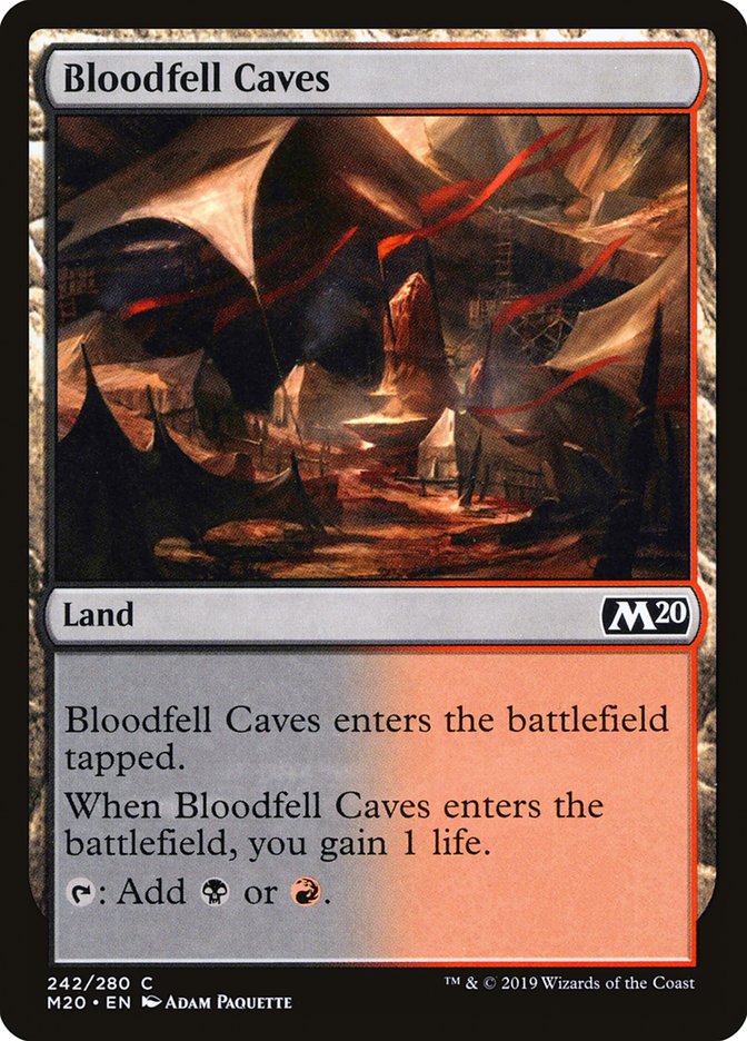Bloodfell Caves [Core Set 2020] | Tabernacle Games