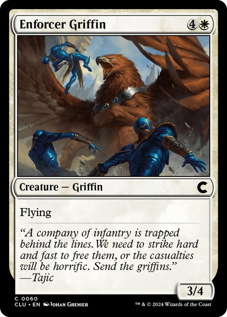 Enforcer Griffin [Ravnica: Clue Edition] | Tabernacle Games