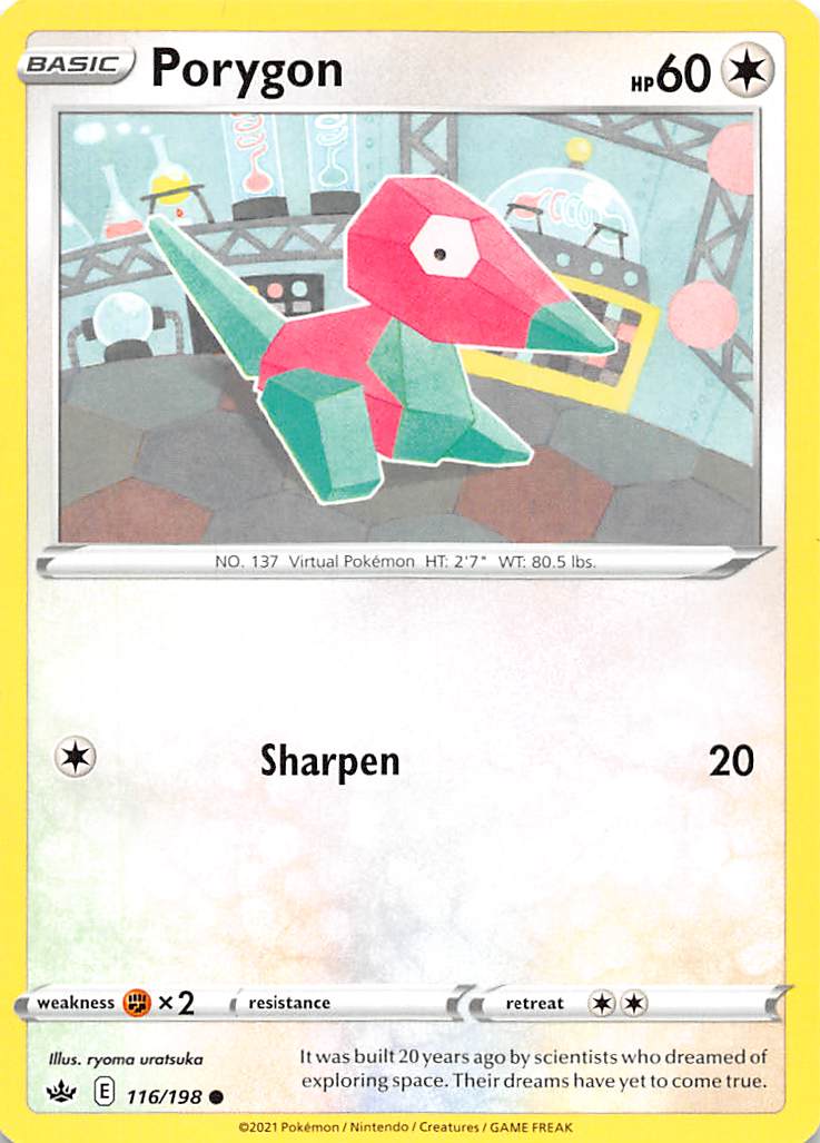 Porygon (116/198) [Sword & Shield: Chilling Reign] | Tabernacle Games