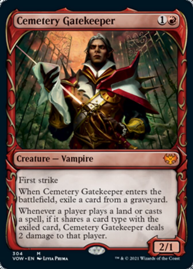 Cemetery Gatekeeper (Showcase Fang Frame) [Innistrad: Crimson Vow] | Tabernacle Games