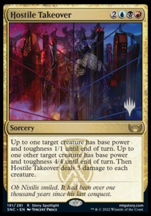 Hostile Takeover (Promo Pack) [Streets of New Capenna Promos] | Tabernacle Games