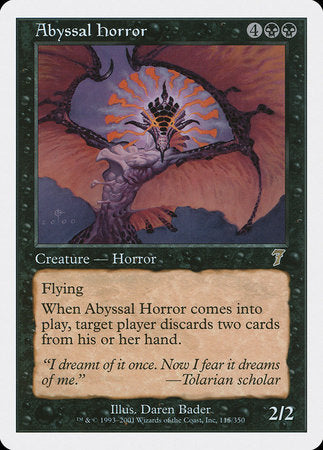 Abyssal Horror [Seventh Edition] | Tabernacle Games