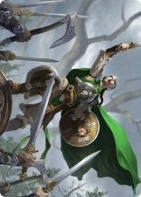 Maja, Bretagard Protector Art Card [Kaldheim: Art Series] | Tabernacle Games