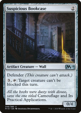 Suspicious Bookcase [Core Set 2019] | Tabernacle Games