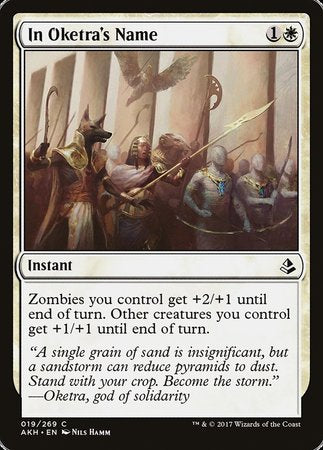In Oketra's Name [Amonkhet] | Tabernacle Games