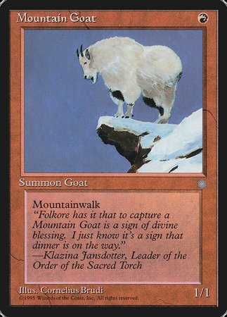 Mountain Goat [Ice Age] | Tabernacle Games
