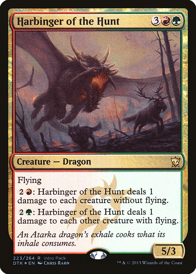 Harbinger of the Hunt (Intro Pack) [Dragons of Tarkir Promos] | Tabernacle Games