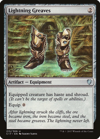 Lightning Greaves [Commander 2017] | Tabernacle Games