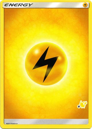 Lightning Energy (Pikachu Stamp #31) [Battle Academy 2020] | Tabernacle Games