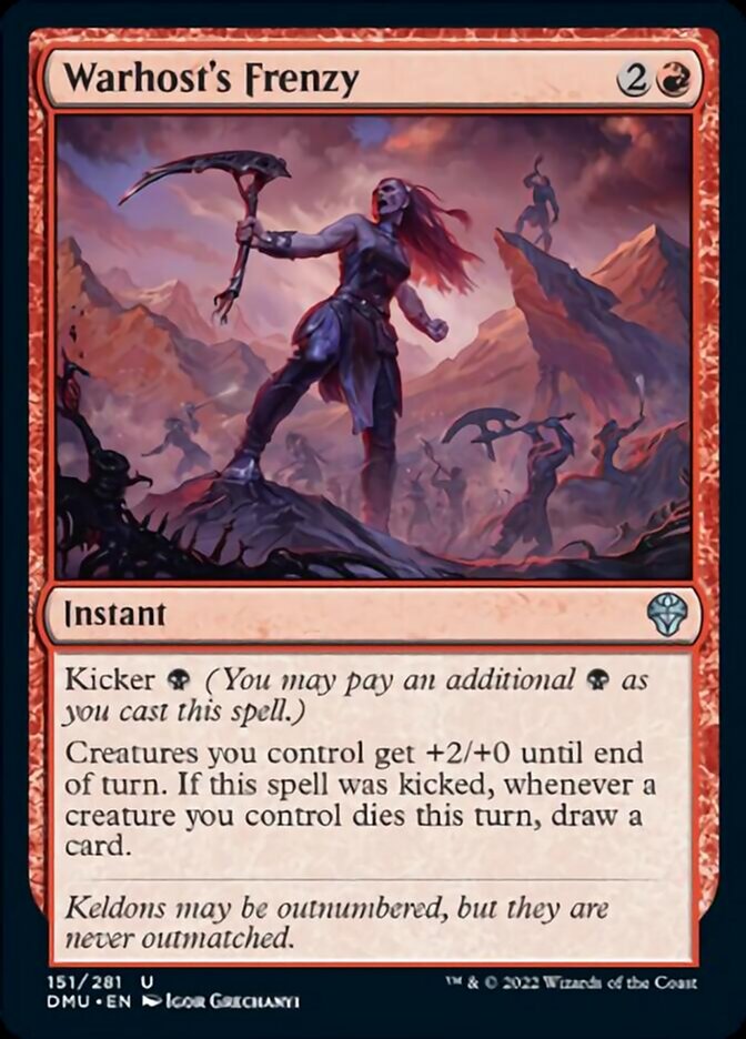 Warhost's Frenzy [Dominaria United] | Tabernacle Games