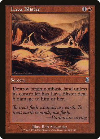 Lava Blister [Odyssey] | Tabernacle Games