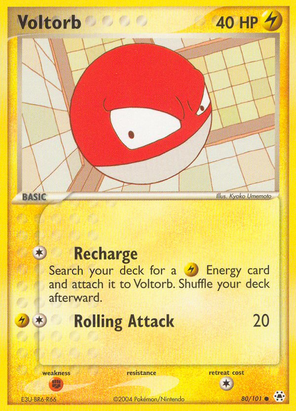 Voltorb (80/101) [EX: Hidden Legends] | Tabernacle Games