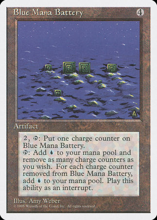 Blue Mana Battery [Fourth Edition] | Tabernacle Games