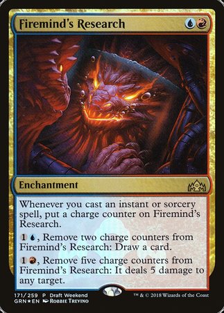 Firemind's Research [Guilds of Ravnica Promos] | Tabernacle Games