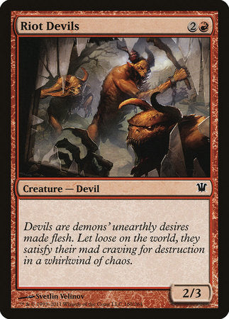 Riot Devils [Innistrad] | Tabernacle Games