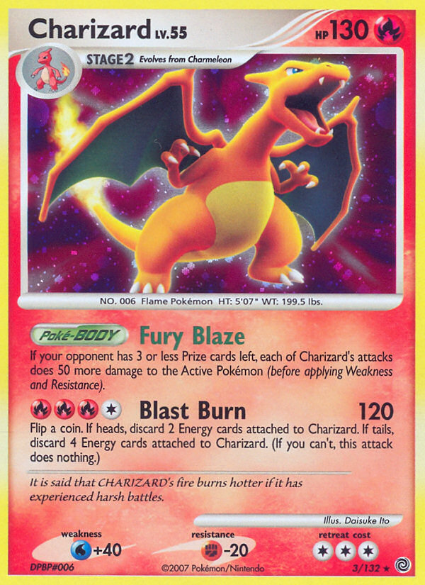 Charizard (3/132) [Diamond & Pearl: Secret Wonders] | Tabernacle Games