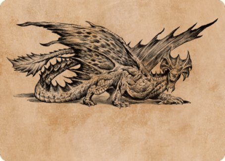 Ancient Brass Dragon Art Card (49) [Commander Legends: Battle for Baldur's Gate Art Series] | Tabernacle Games