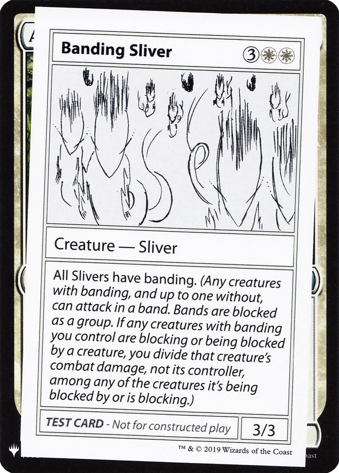 Banding Sliver [Mystery Booster Playtest Cards] | Tabernacle Games