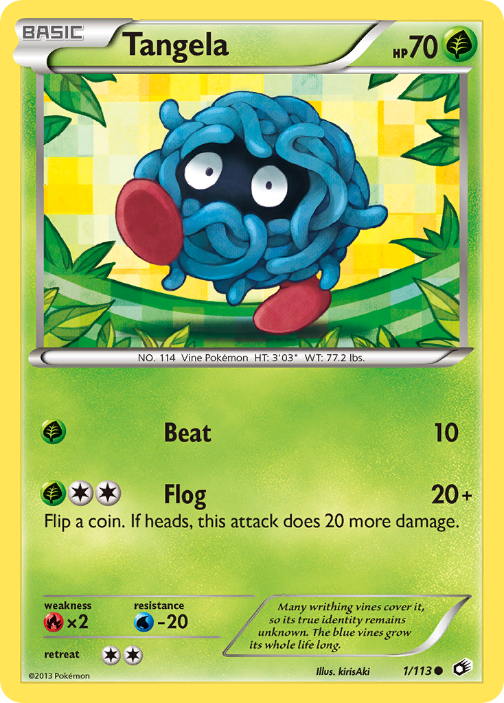 Tangela (1/113) [Black & White: Legendary Treasures] | Tabernacle Games