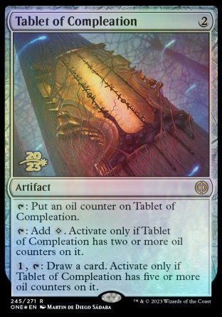 Tablet of Compleation [Phyrexia: All Will Be One Prerelease Promos] | Tabernacle Games