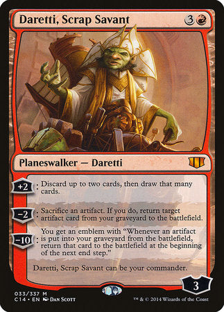 Daretti, Scrap Savant [Commander 2014] | Tabernacle Games