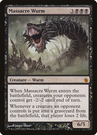 Massacre Wurm [Mirrodin Besieged] | Tabernacle Games