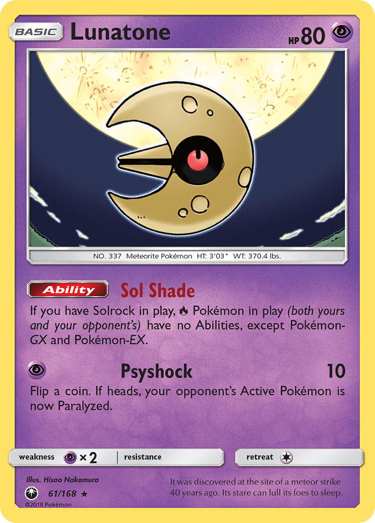 Lunatone (61/168) [Sun & Moon: Celestial Storm] | Tabernacle Games