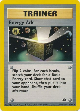 Energy Ark (75/75) [Neo Discovery Unlimited] | Tabernacle Games