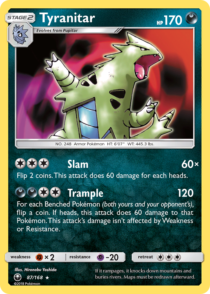 Tyranitar (87/168) [Sun & Moon: Celestial Storm] | Tabernacle Games