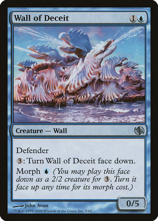 Wall of Deceit [Duel Decks: Jace vs. Chandra] | Tabernacle Games