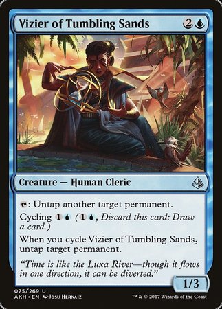 Vizier of Tumbling Sands [Amonkhet] | Tabernacle Games