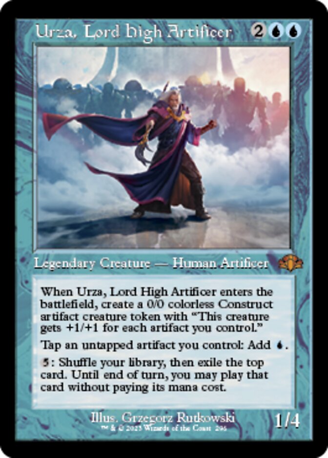 Urza, Lord High Artificer (Retro) [Dominaria Remastered] | Tabernacle Games