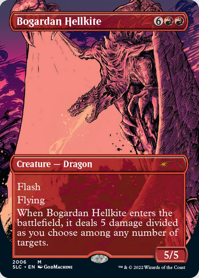 Bogardan Hellkite (Borderless) [Secret Lair 30th Anniversary Countdown Kit] | Tabernacle Games