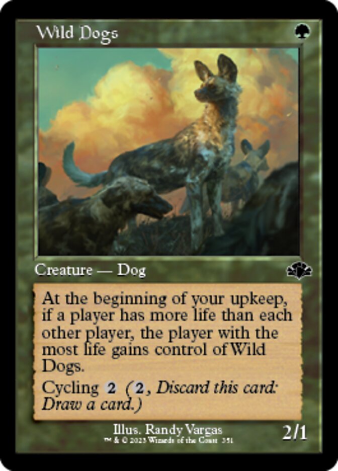 Wild Dogs (Retro) [Dominaria Remastered] | Tabernacle Games