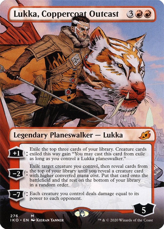 Lukka, Coppercoat Outcast (Borderless) [Ikoria: Lair of Behemoths] | Tabernacle Games